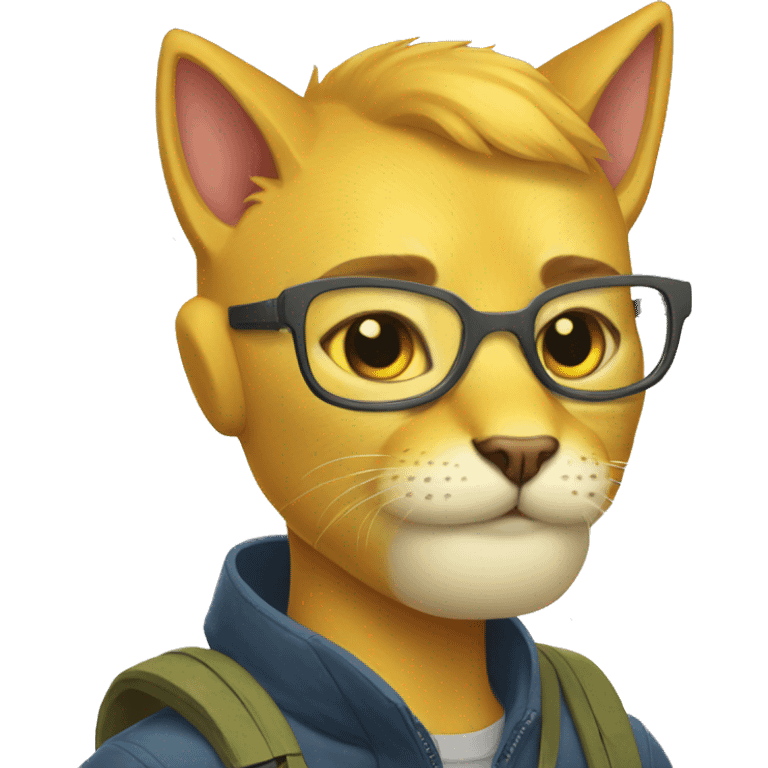 a yellow cat on snowden's shoulder emoji