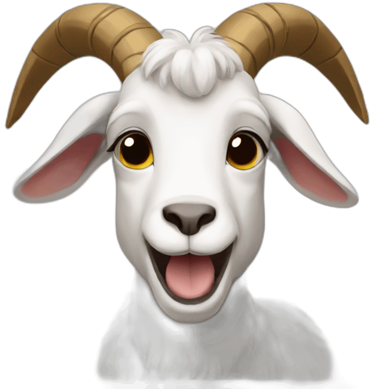 A Catholic goat emoji