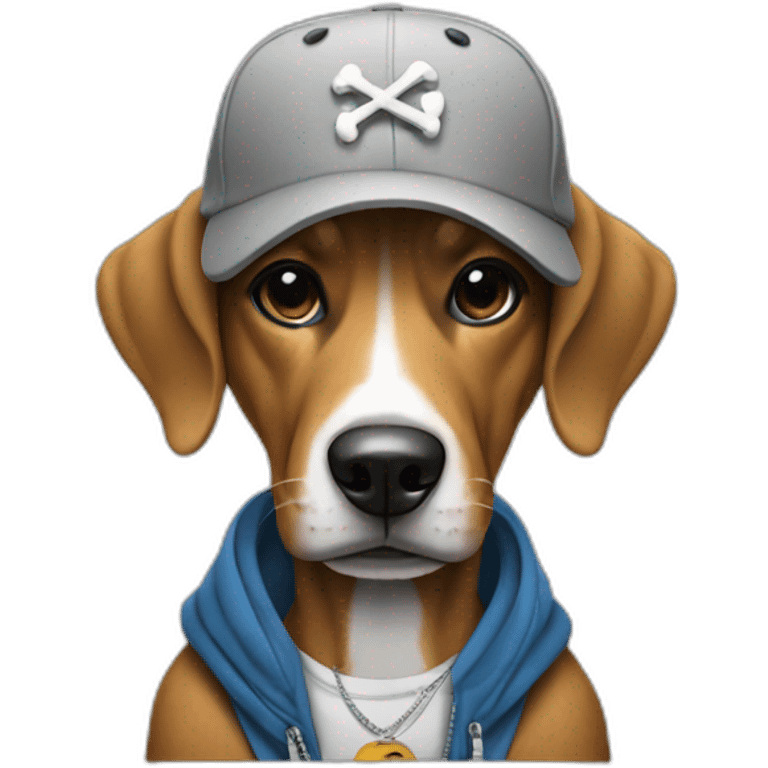 rapper dog emoji