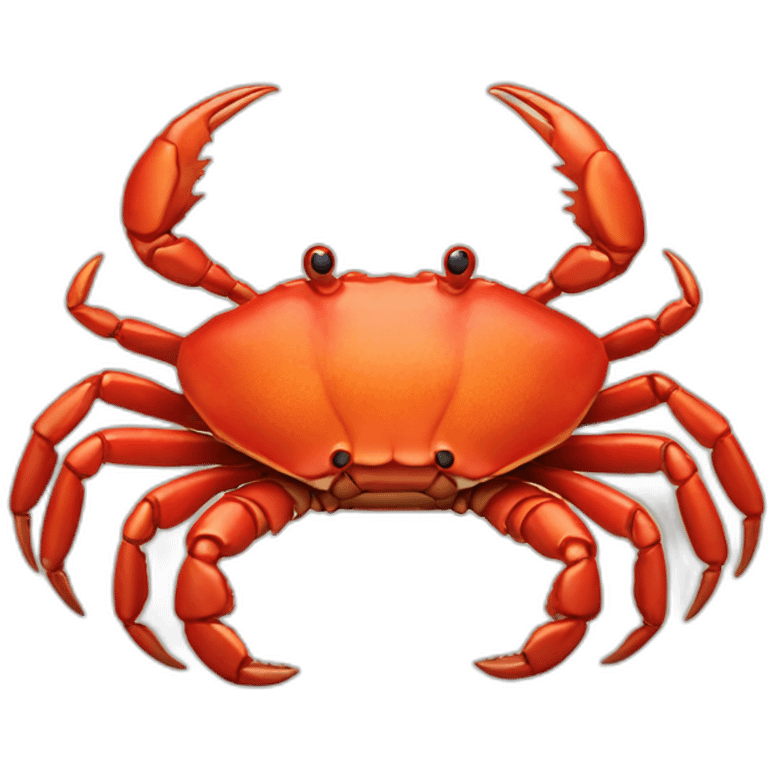 Red rock crab emoji