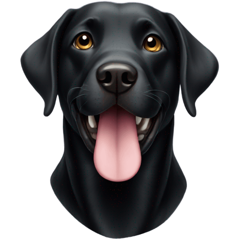 Black Labrador  emoji