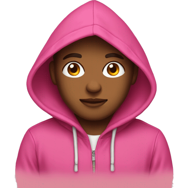 Pink hoodie  emoji