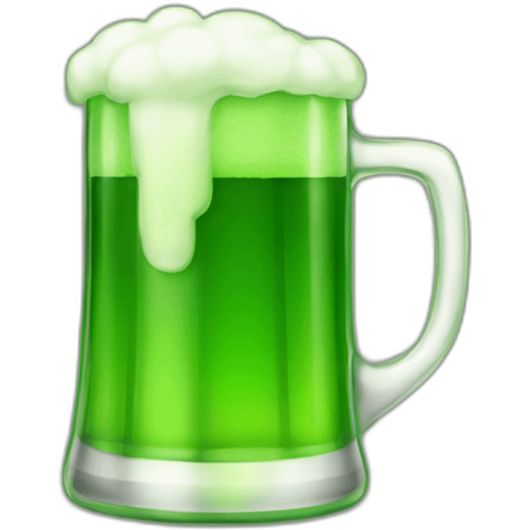 Green beer emoji