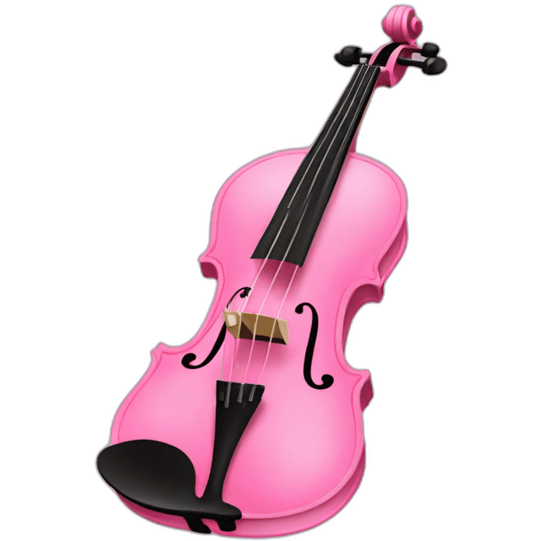 pink violin emoji