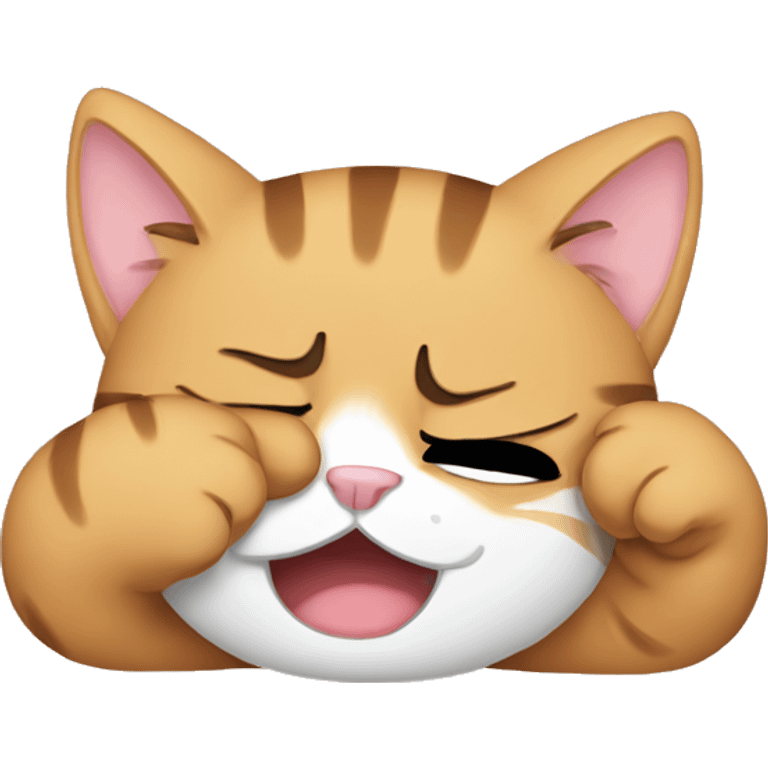 Facepalm cat emoji