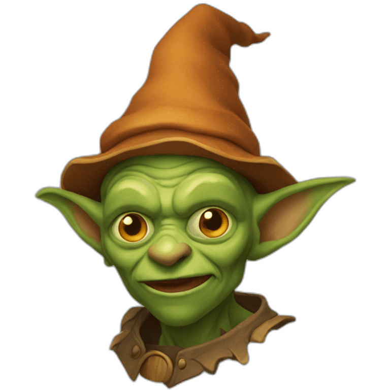 Goblin à sarbacane emoji