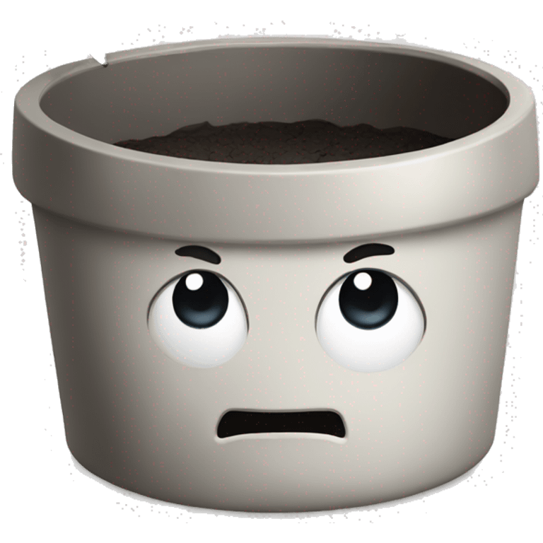 A cracked pot emoji