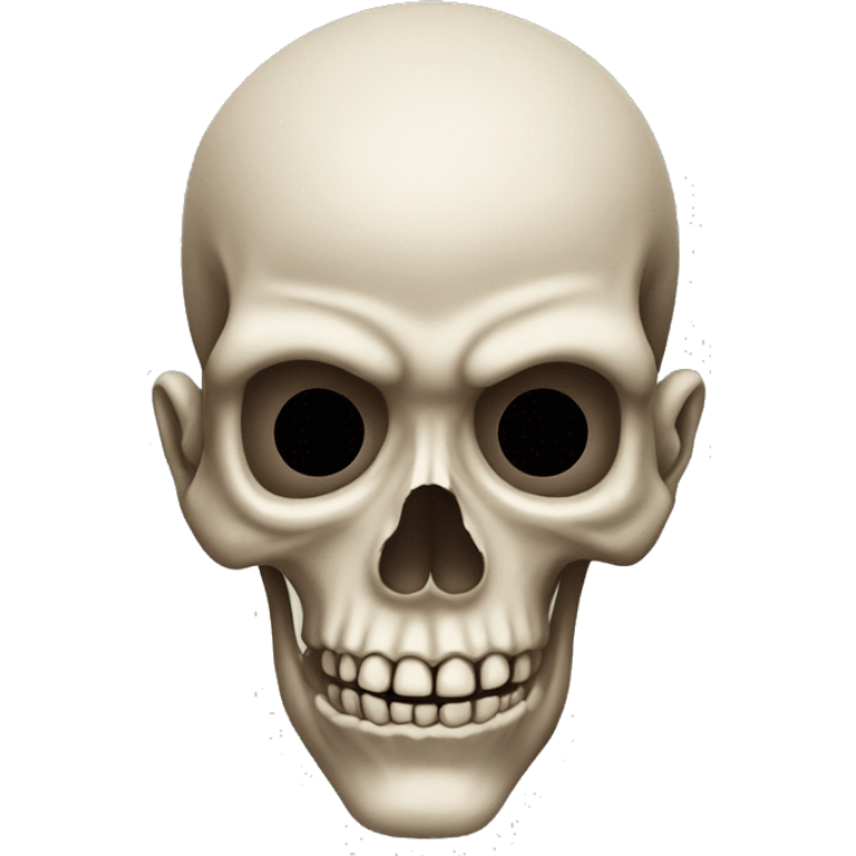 eyebrow raising skull  emoji