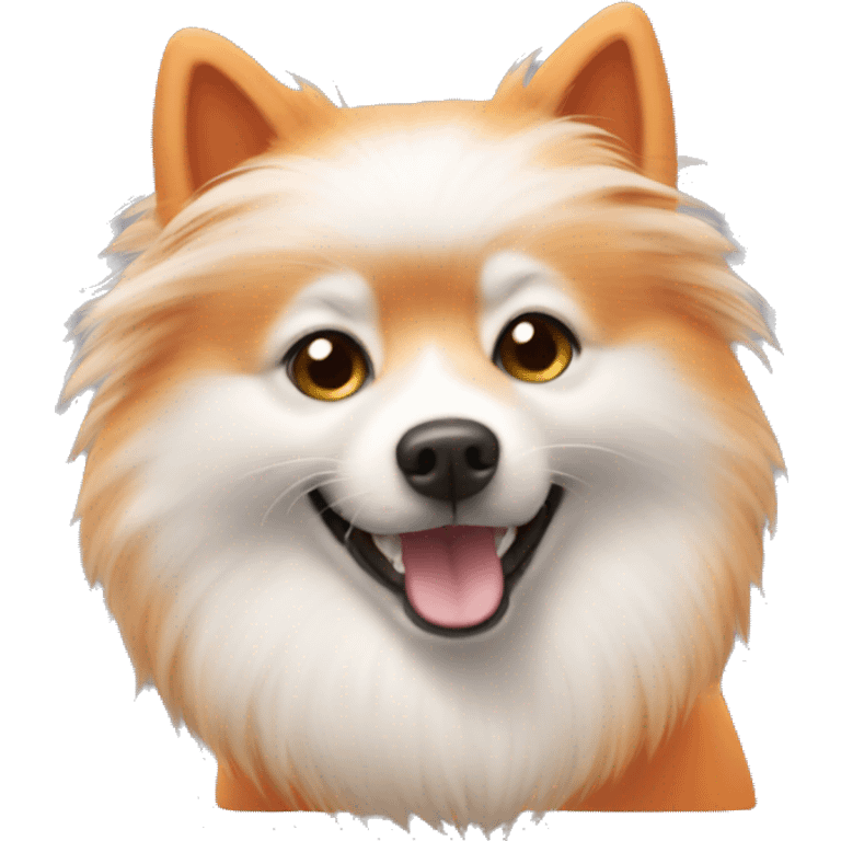 Orange spitz emoji