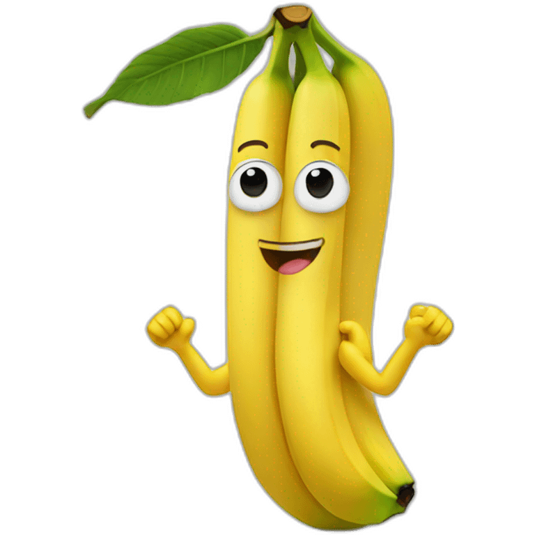 Banana with thumbs emoji