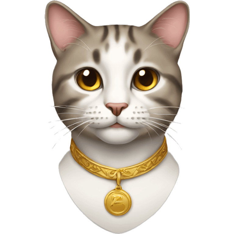 Rich cat emoji