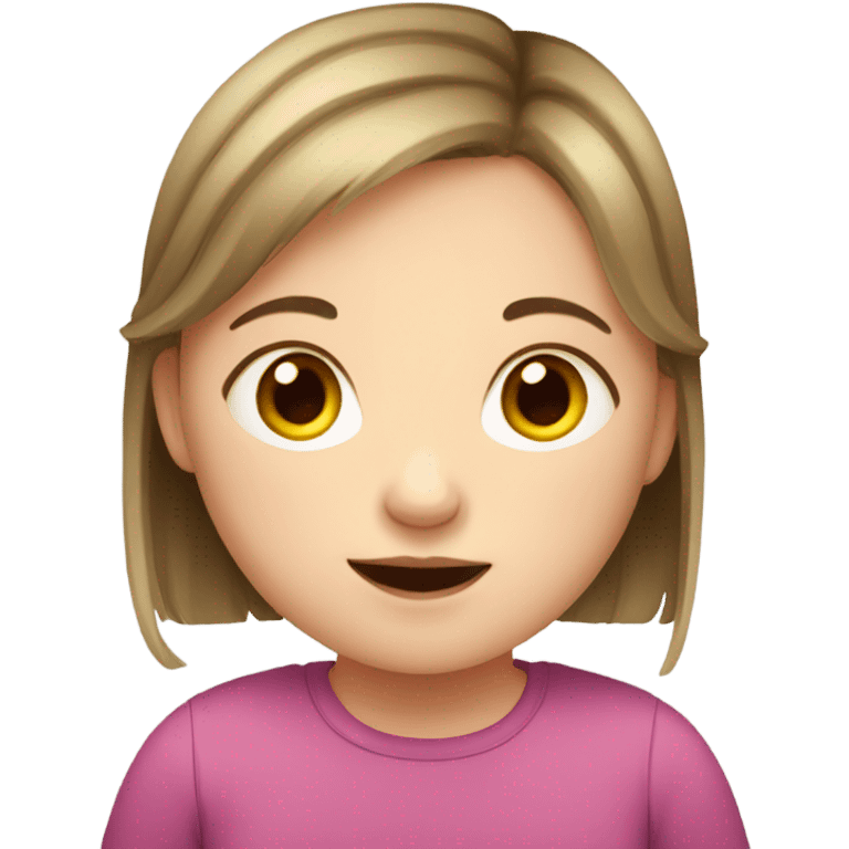 Girl with Down’s syndrome  emoji