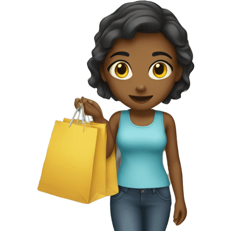 Girl shopping emoji