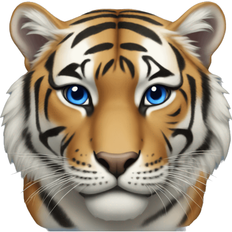 tigre bleu  emoji