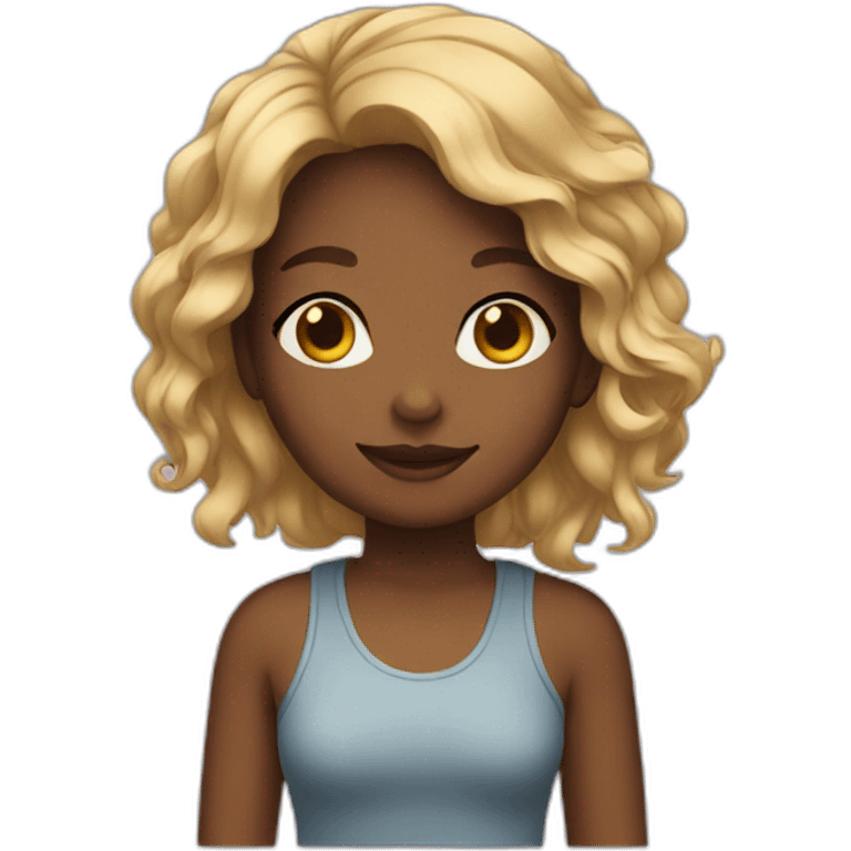 A girl emoji