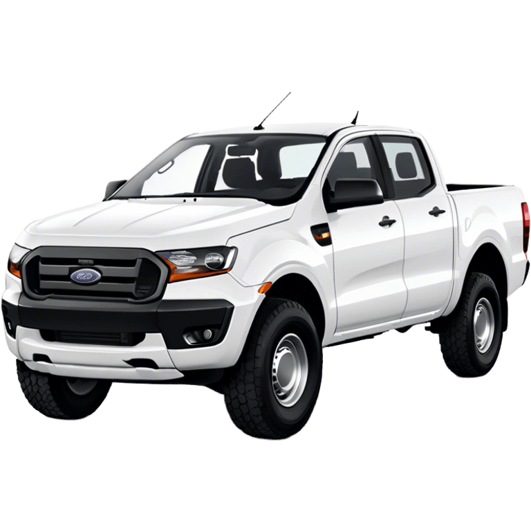 Ford Ranger - Ford (Model Year: 2024) (Iconic colour: White) emoji