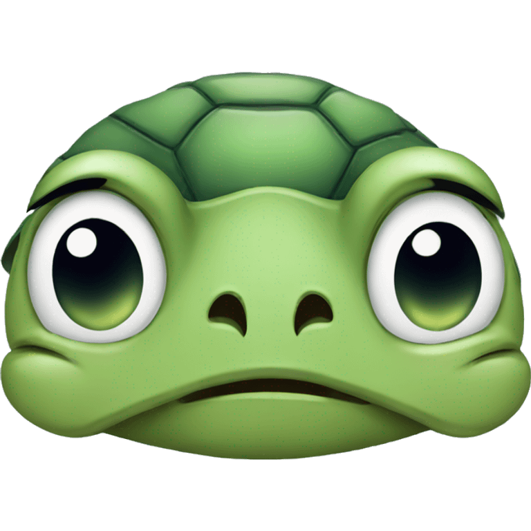 sad turtle crying emoji