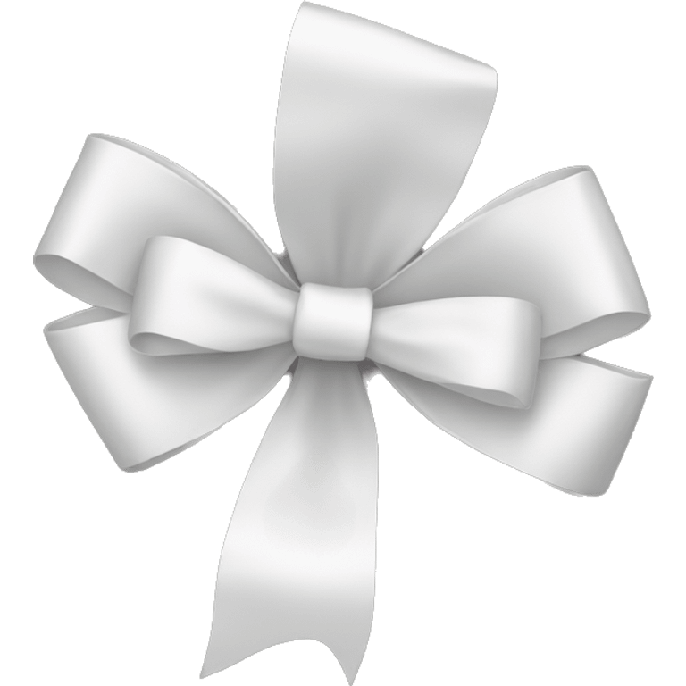 white bow emoji