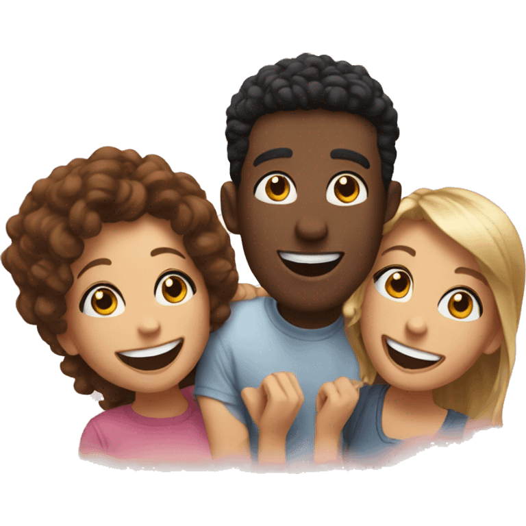 happy moments among friends emoji