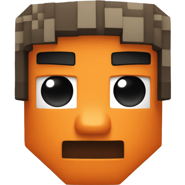 minecraft orange emoji