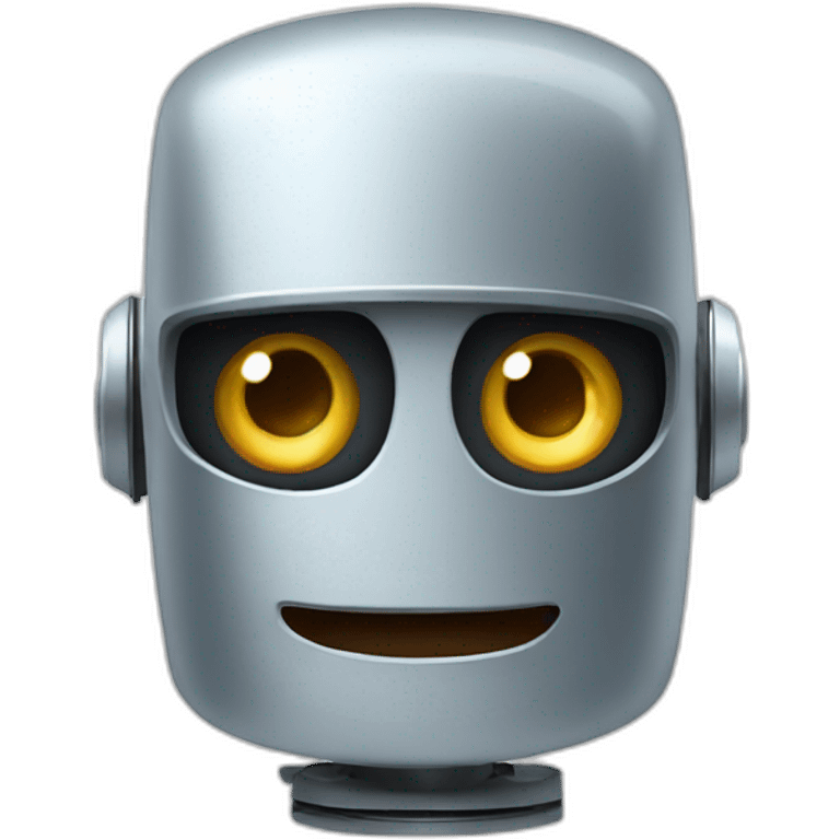 A robot surprised emoji