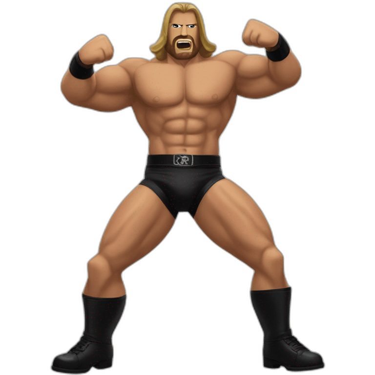 Triple h crotch chop emoji