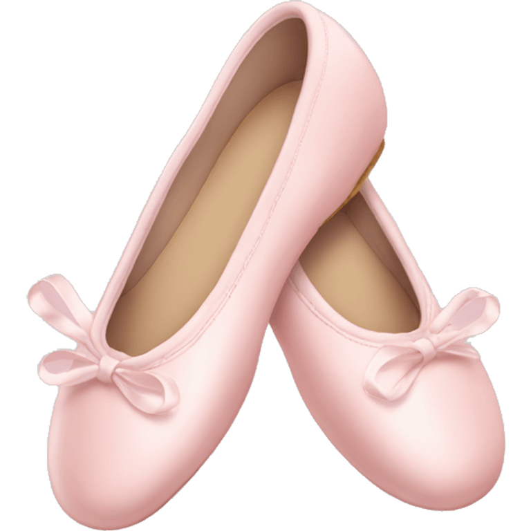 Pale pink ballet shoes emoji