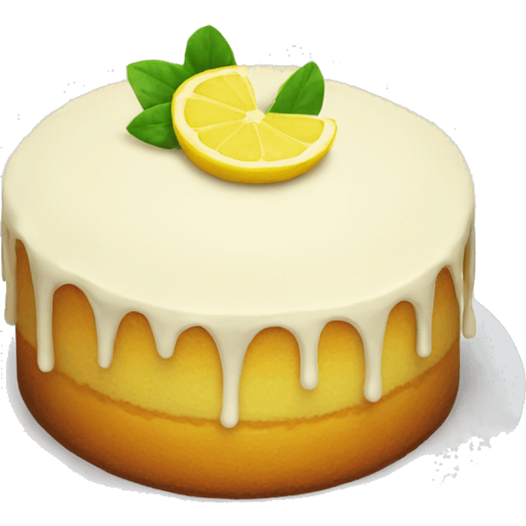 Lemon cake emoji