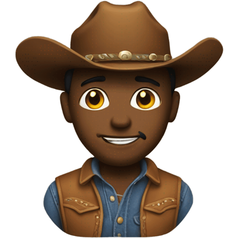 a cowboy with boots  emoji