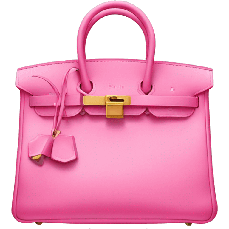 Birkin bag pink  emoji