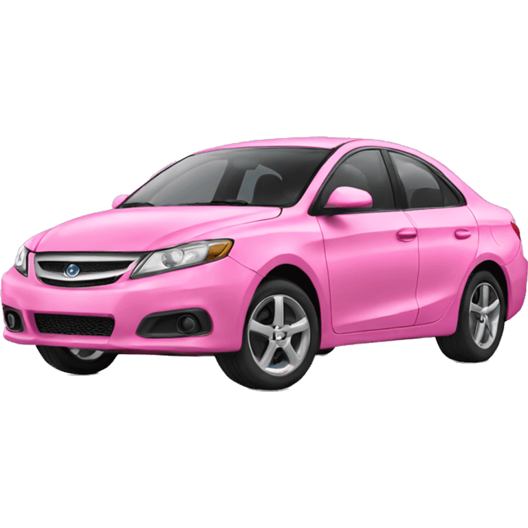 Pink car emoji