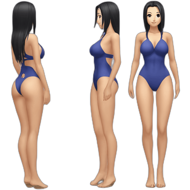 nico robin full body pawg bikini emoji