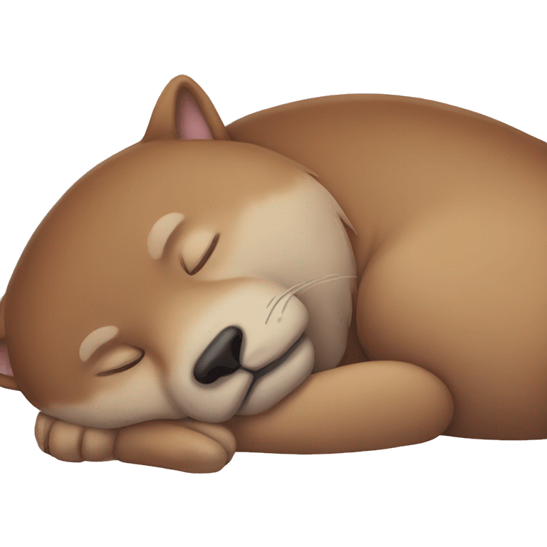 Sleeping animal emoji