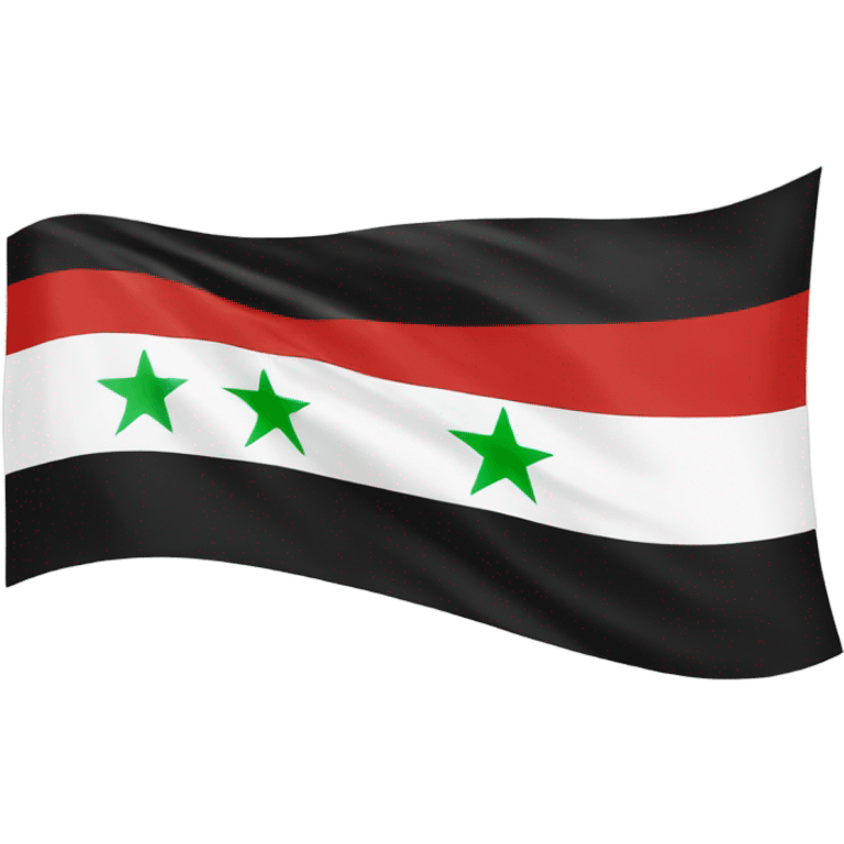 Free syria flag emoji