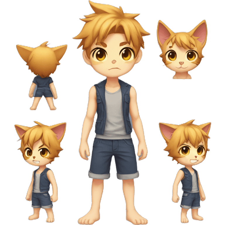 Catboy-Chibi-Sona-Fakémon full body emoji