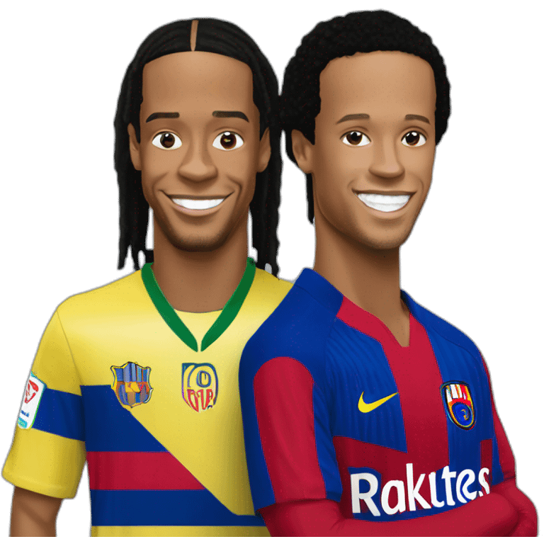 Ronaldinho et Neymar jr emoji