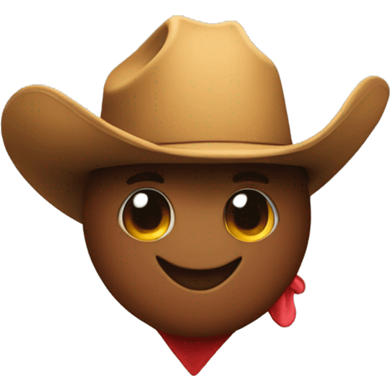 An heart with a cowboy hat emoji