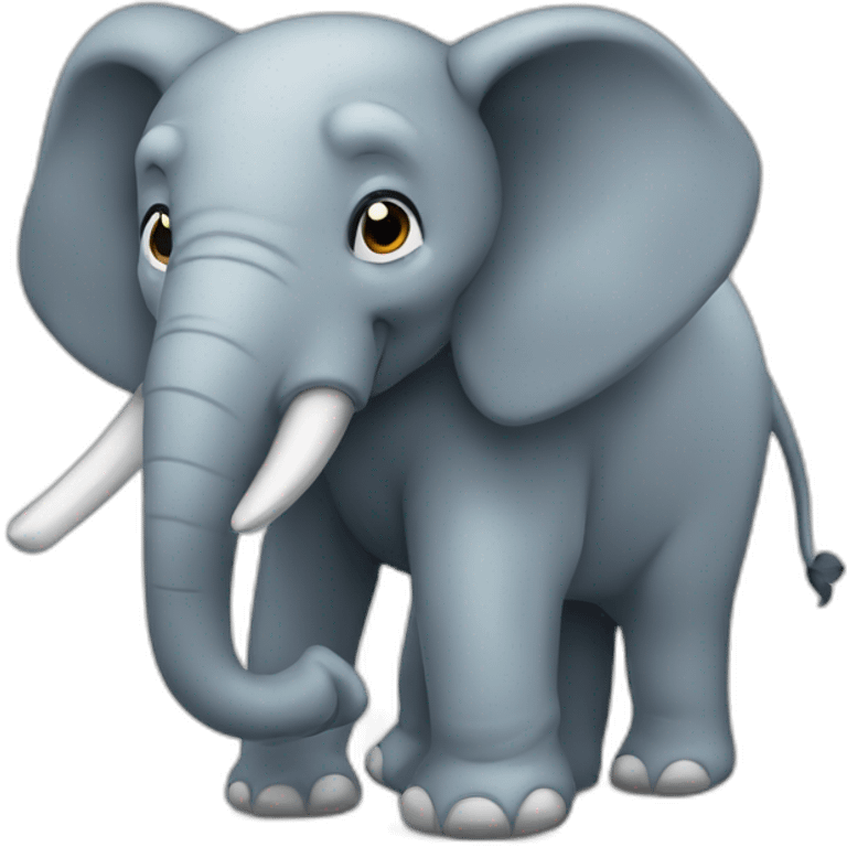 Elefante fazendo chafariz emoji