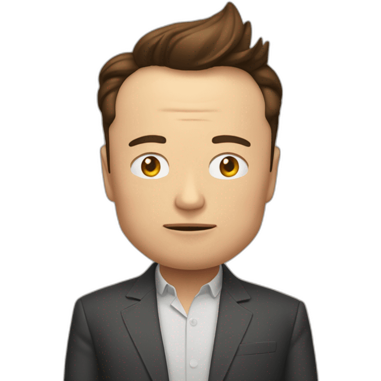 Elon Musk qui dort emoji