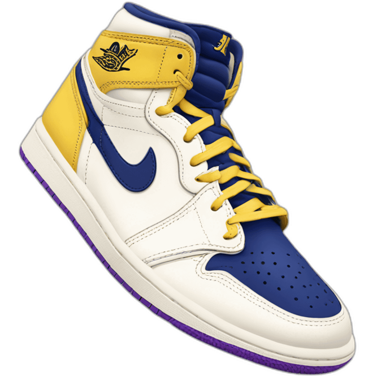 Jordan1 la paire de chaussures emoji