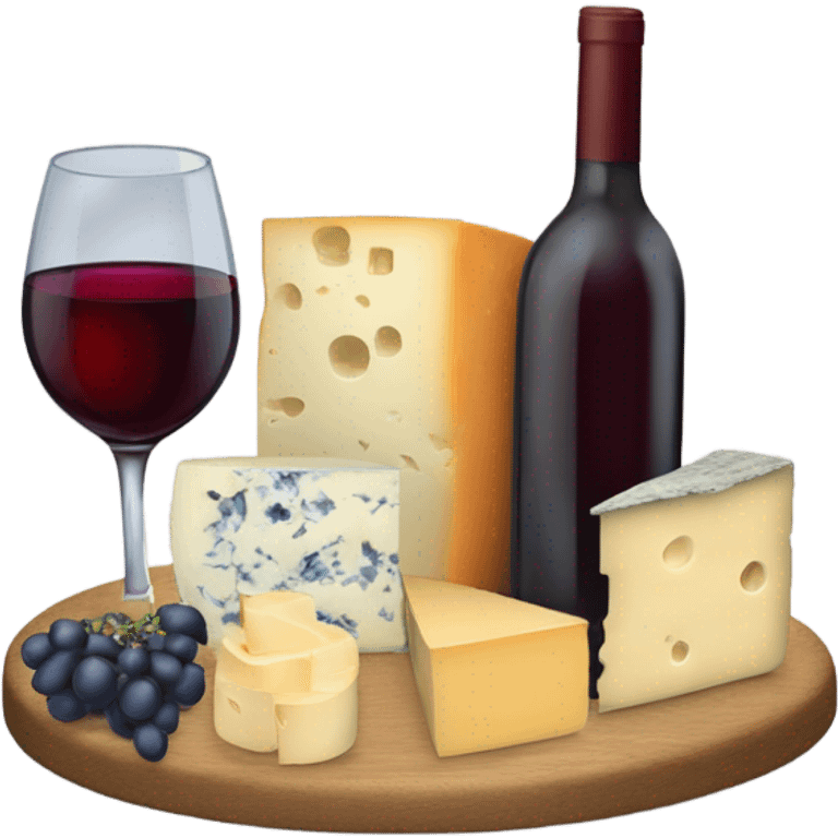 Cup of wine and cheese emoji