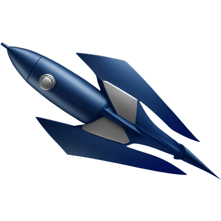 dark blue rocket emoji