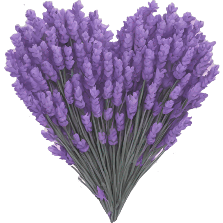 A heart with lavender ￼ emoji