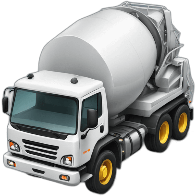 concrete mixer truck emoji