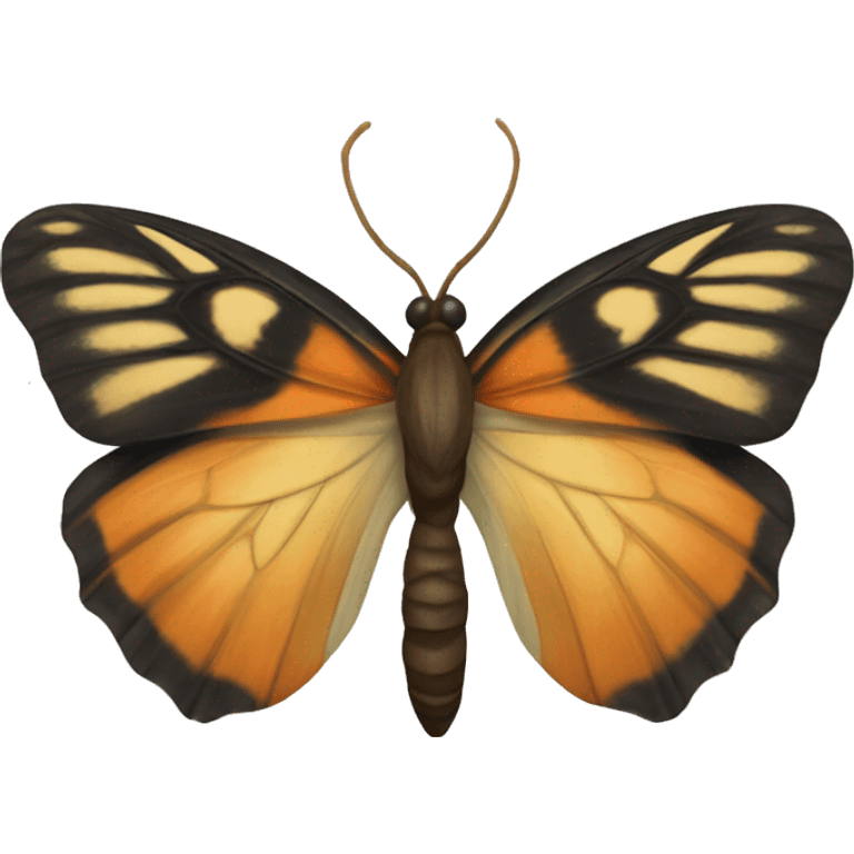 Mariposa monarca emoji