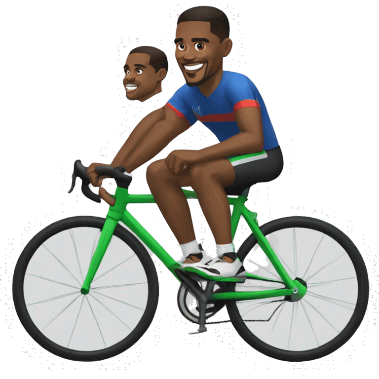 Samuel Eto'o sur un vélo  emoji