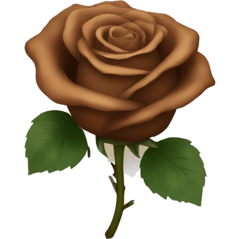 brown roses emoji