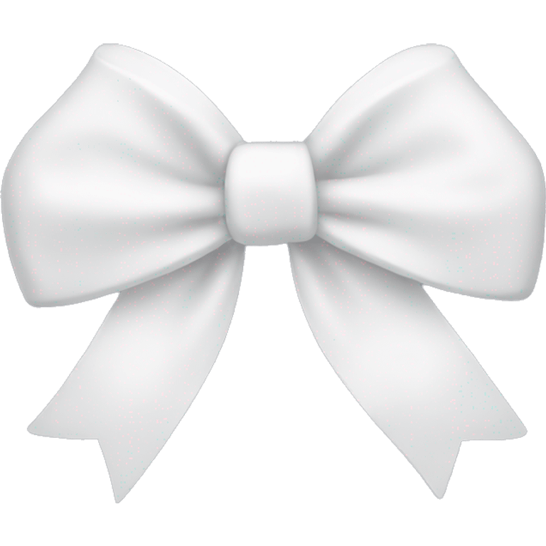 White bow emoji