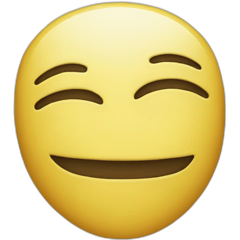 mask smiley flattened on top emoji