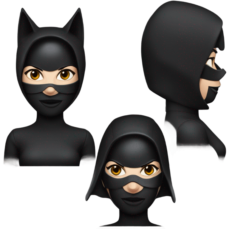 anne hathaway as cat woman emoji